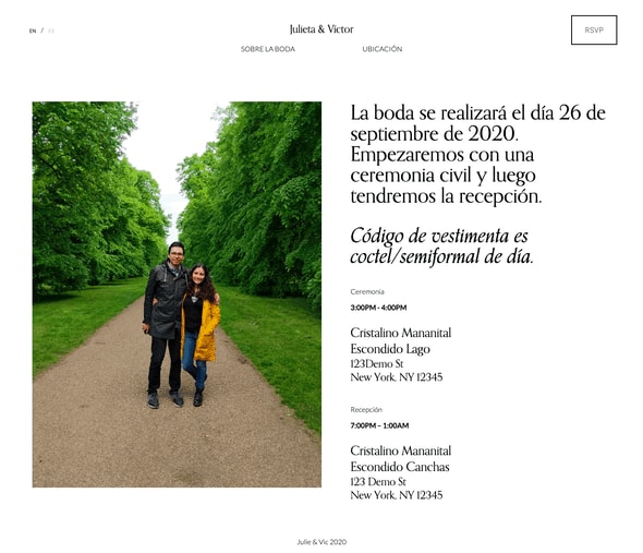 Plantilla Squarespace about Plantilla Squarespace about